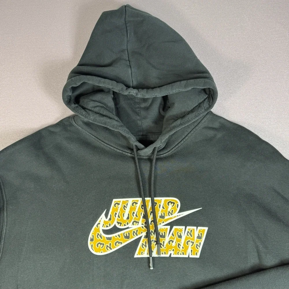 Nike Air Jordan‎ Jumpman Hoodie Mens Large Sweatshirt Cheetah Logo Pullover